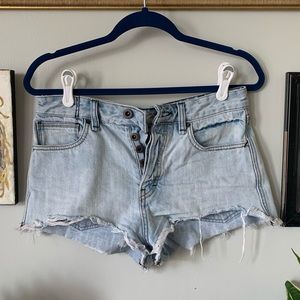 Free People cutoff denim shorts
